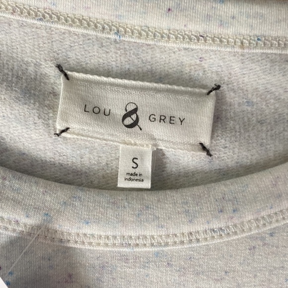 BNWT LOFT LOU & GREY striped shirt sleeve dress - Picture 4 of 12